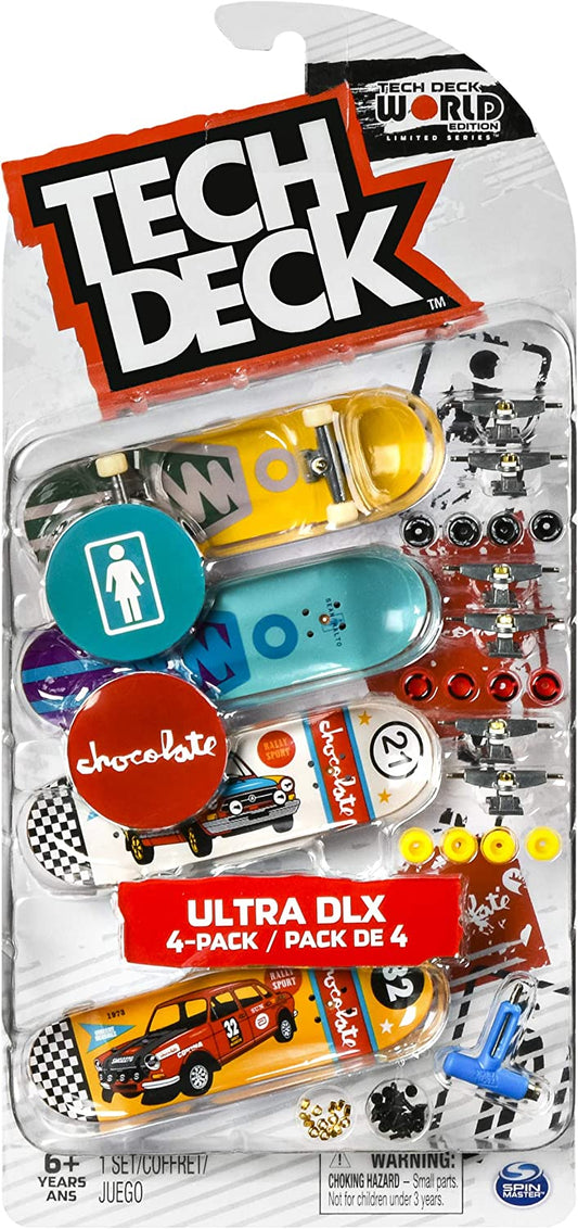 Tech Deck Deluxe 4 Pack