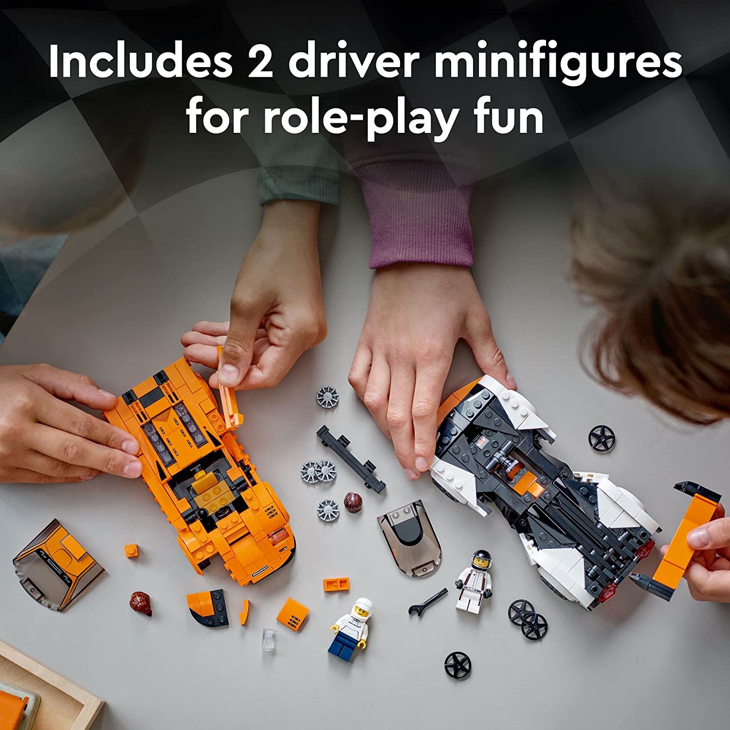 LEGO-« Speed Champions Mclaren Solus Gt and Mclaren F1 Lm