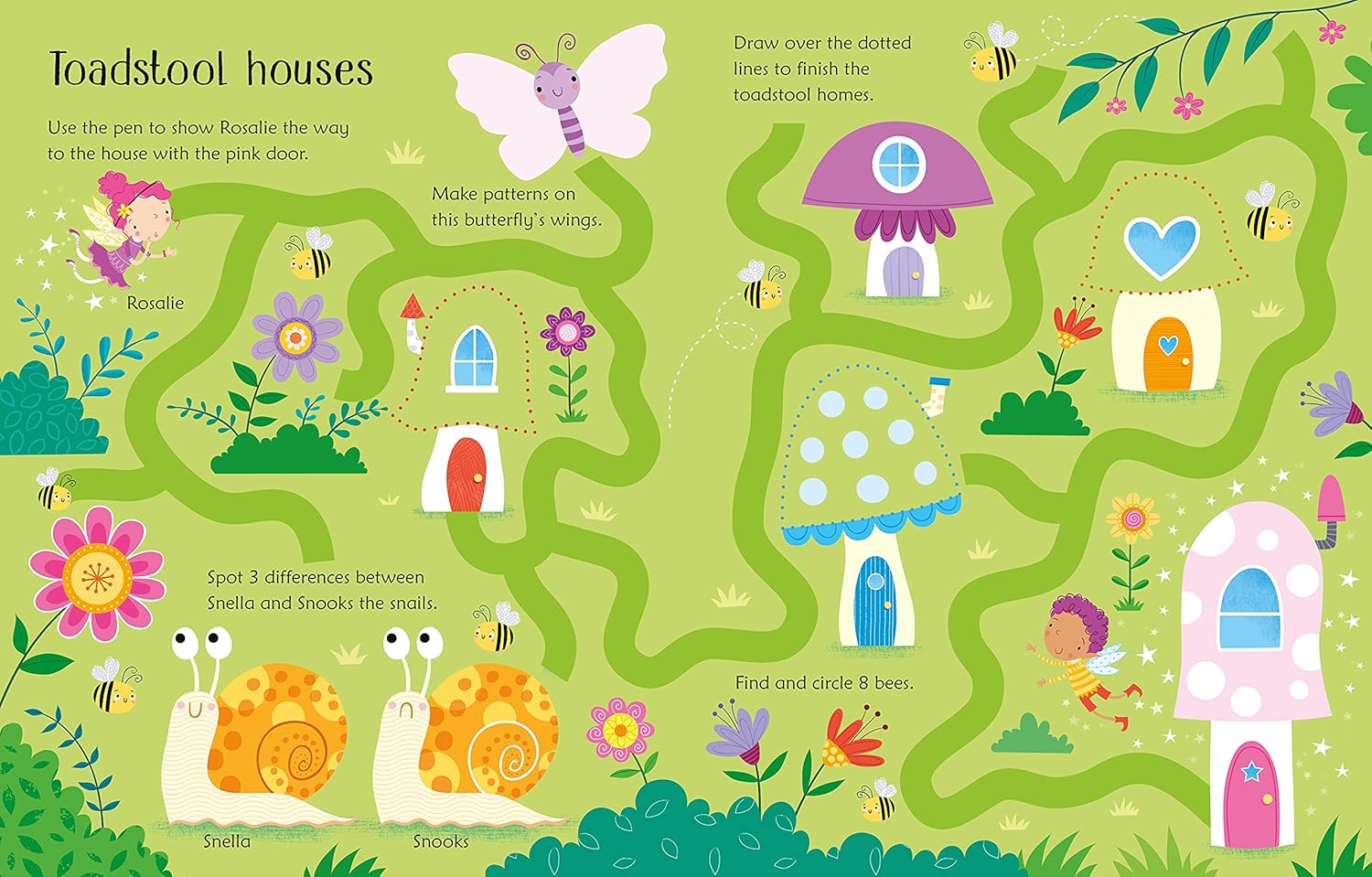 Wipe Clean Fairy Activity Book