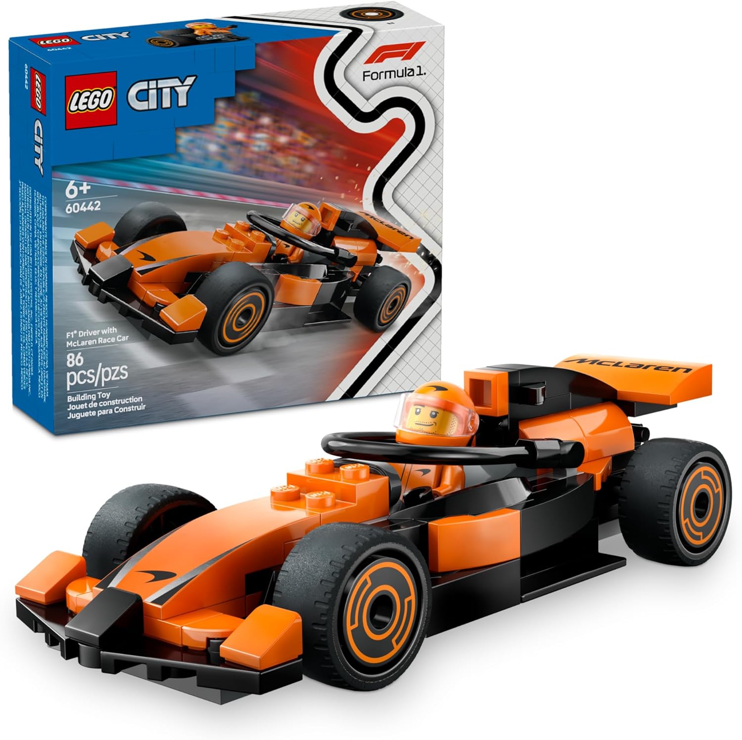 LEGO F1 Driver W/Mclaren