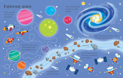 Wipe Clean Space Activity
