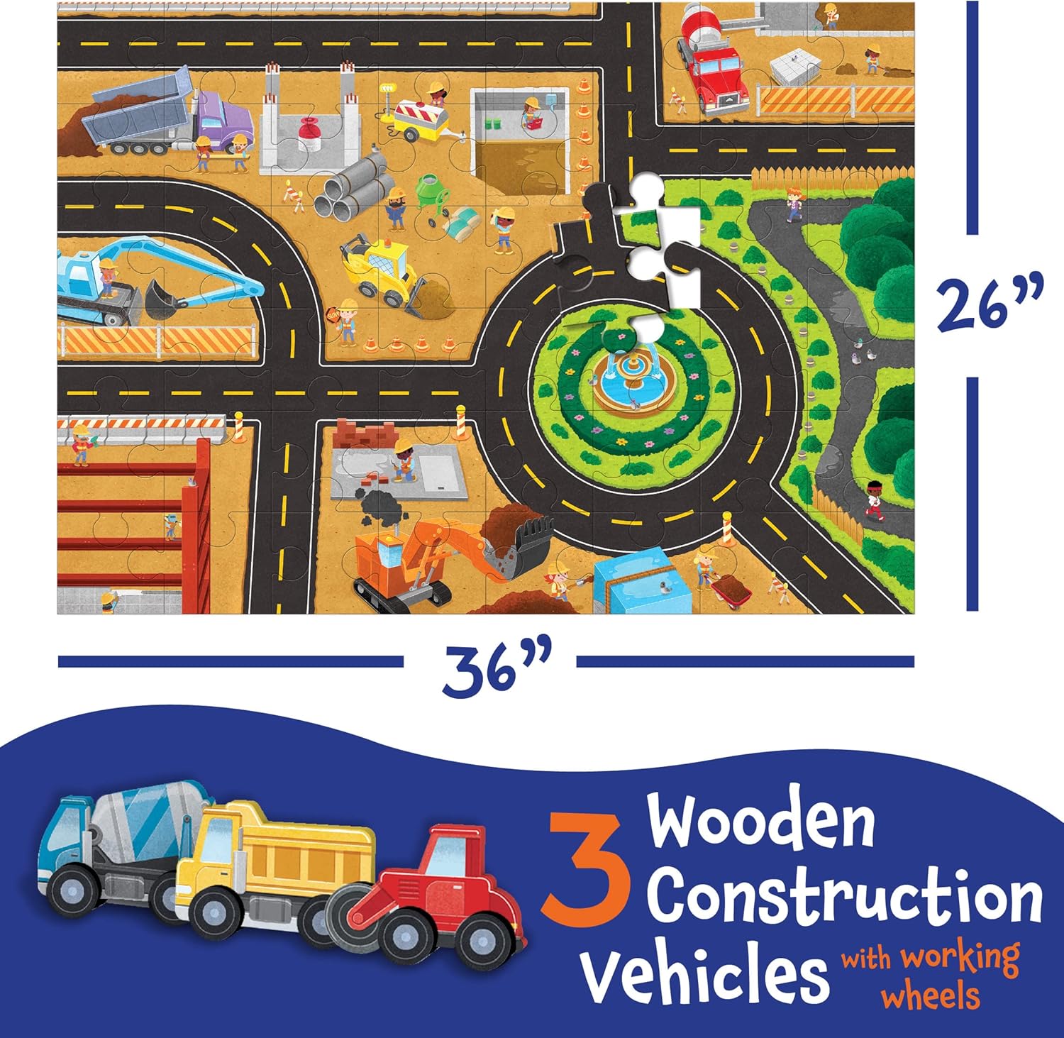 Puzzle & Play Construction Site