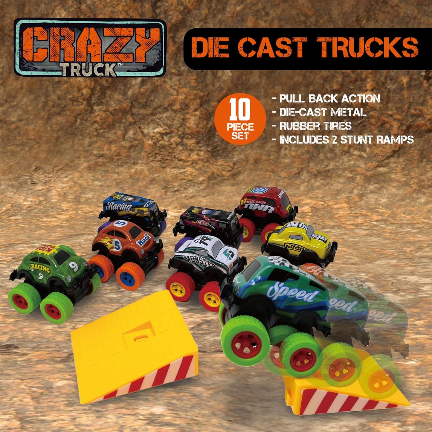 Diecast Pull Back Trucks