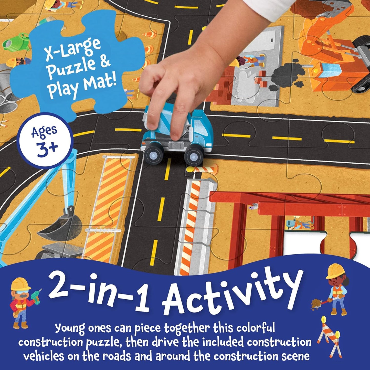 Puzzle & Play Construction Site