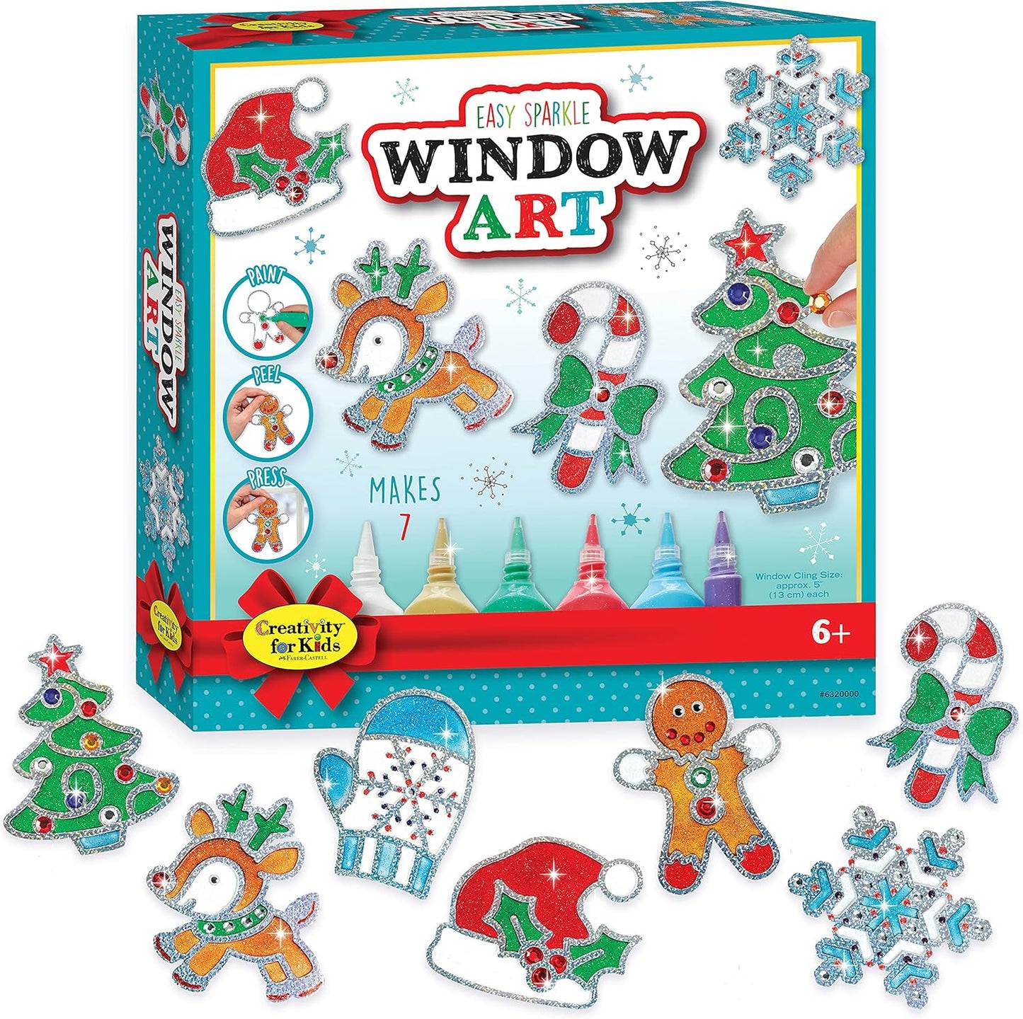 Holiday Sparkle Window Art