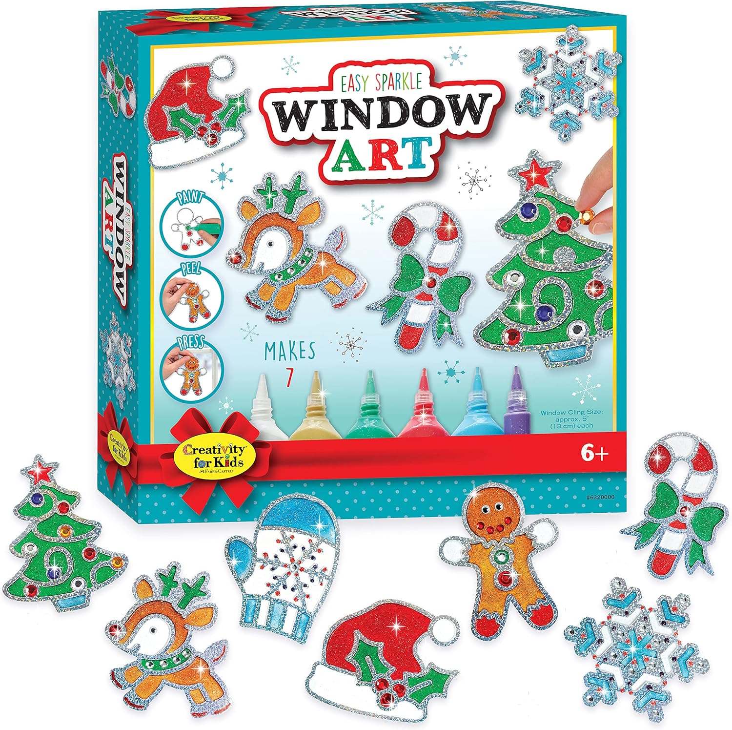 Holiday Sparkle Window Art