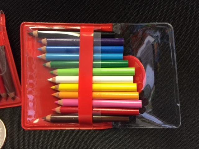 12 Mini Pencils in Pouch