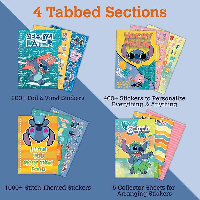 Stitch 1000+ Sticker Book