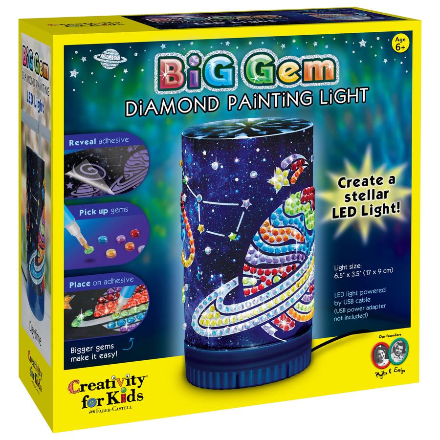 Gem Diamond Painting Light