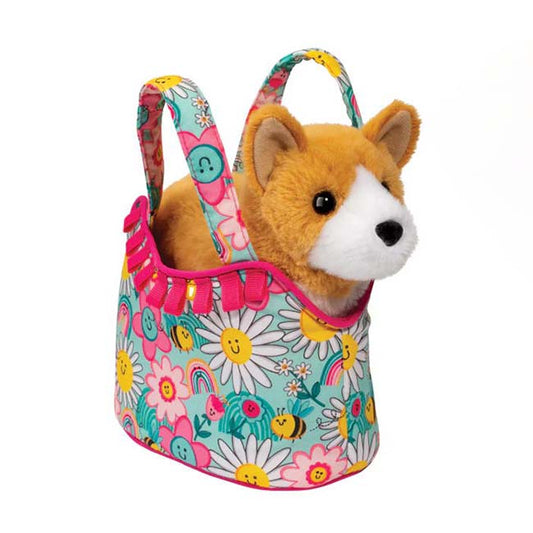 Sunny Smiles Sak W/ Corgi