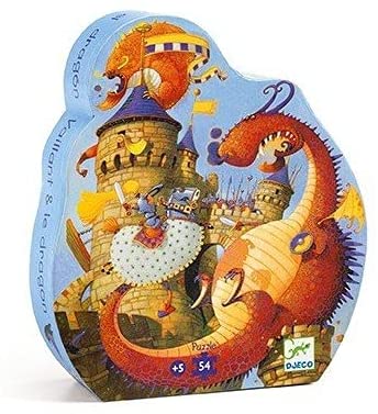 Silhouette Vaillant and Dragon Puzzle 54 Piece