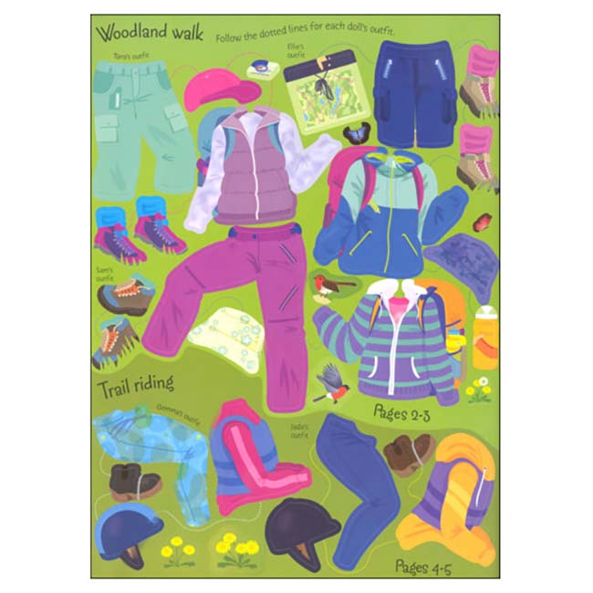 Sticker Dolly Dressing Outdoors