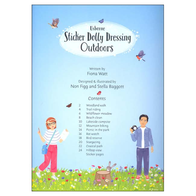 Sticker Dolly Dressing Outdoors