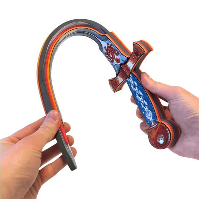 Knight Sword Amber Dragon