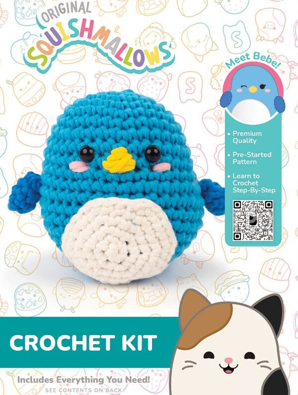 Squishmallow Crochet Kit Bebe