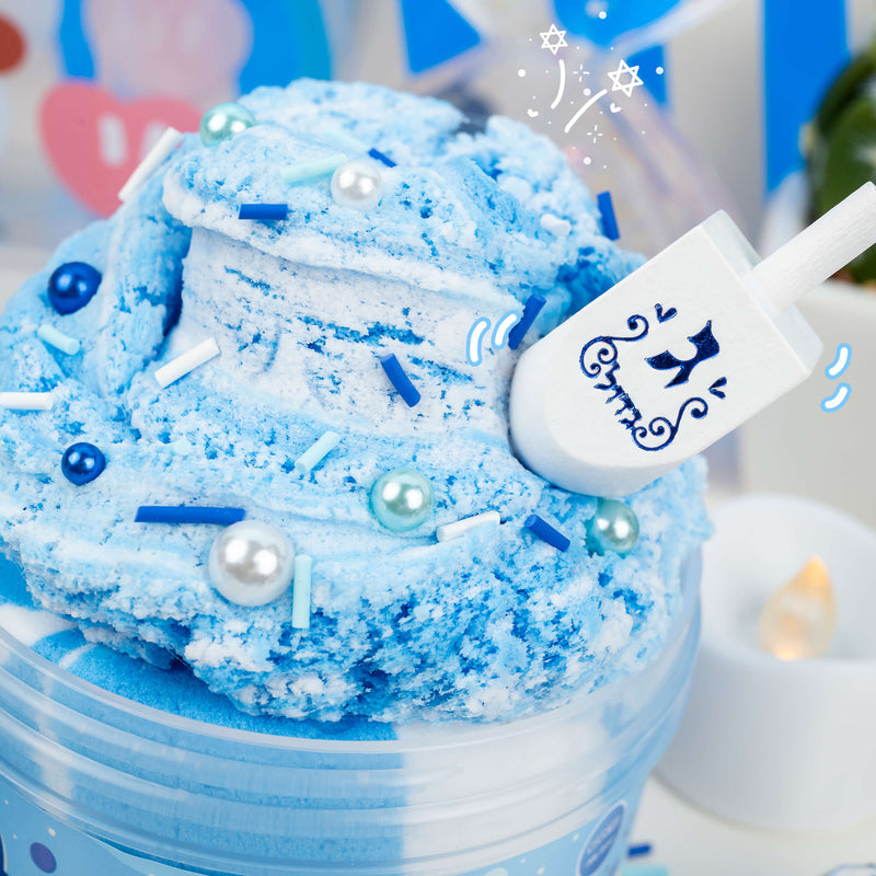 Hannakah Ice Cream Slime