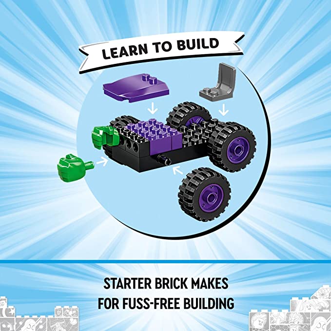 LEGO-« Spidey Hulk Vs. Rhino Truck Showdown