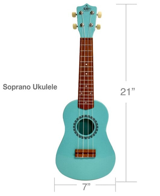 Kako'o Ukelele Seafoam Green