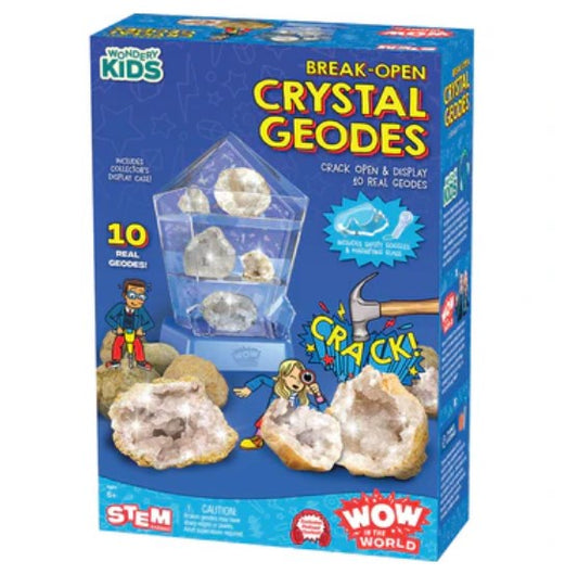Break Crystal Geodes Wow in the World