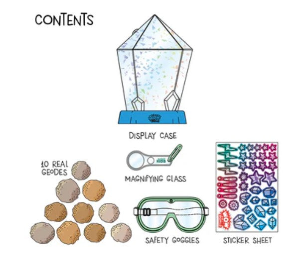 Break Crystal Geodes Wow in the World