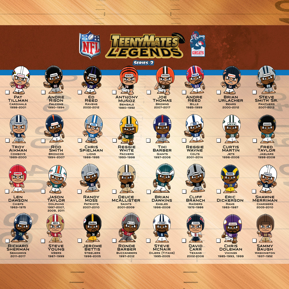 Teenymates NFL Legends 24