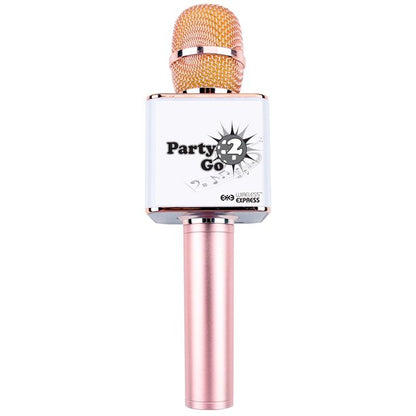 Party 2 Go Karaoke Disco Pink