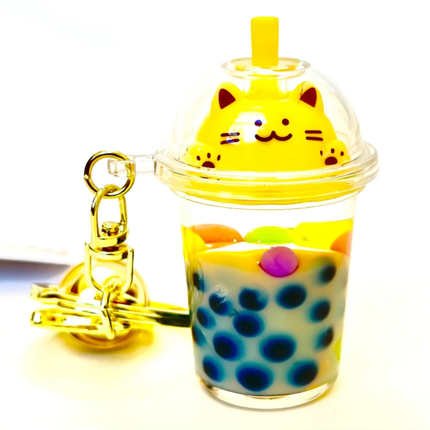 Pastel Cat Floaty Key Charm