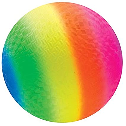 Rainbow Playground Balls 9 Inch