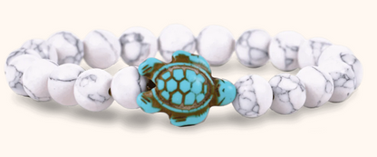 Sea Turtle White Howlite Journey